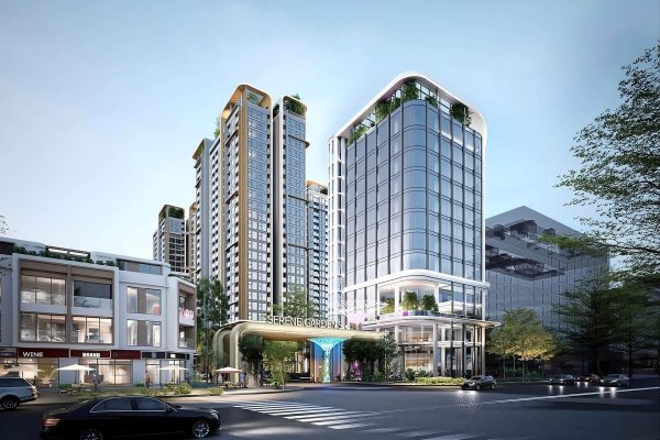 Cao tầng dự án The Vista Văn La